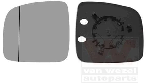 Дзерк. вкладиш лів. VW CADDY 04-10 (Hagus) VAN WEZEL 5896831 (фото 1)