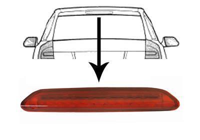 Додатковий стоп-сигнал SKODA OCTAVIA 04 > 08 VAN WEZEL 7622929