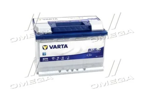 Акумулятор 70Ah-12v Dynamic EFB (N70) (278х175х190),R,EN760 VARTA 570500076