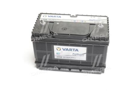 Акумулятор 105Ah-12v PM Black(H16) (330x172x240),L,EN800 клеми по центру !КАТ. -10% VARTA 605 103 080 (фото 1)