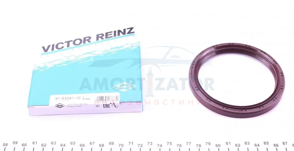 Ущільнююче кільце колінчастого валу з корпусом REINZ 81-53341-10 VICTOR REINZ 815334110 (фото 1)