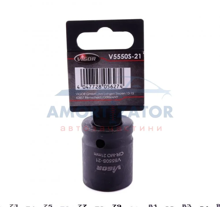 Головка ударна VIGOR V5550S21 (фото 1)
