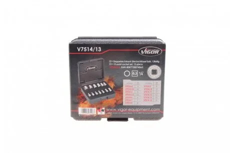 Набір головок VIGOR V7514/13