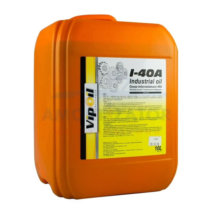 VipOil І-40A, 10L VIPOIL 0162892 (фото 1)