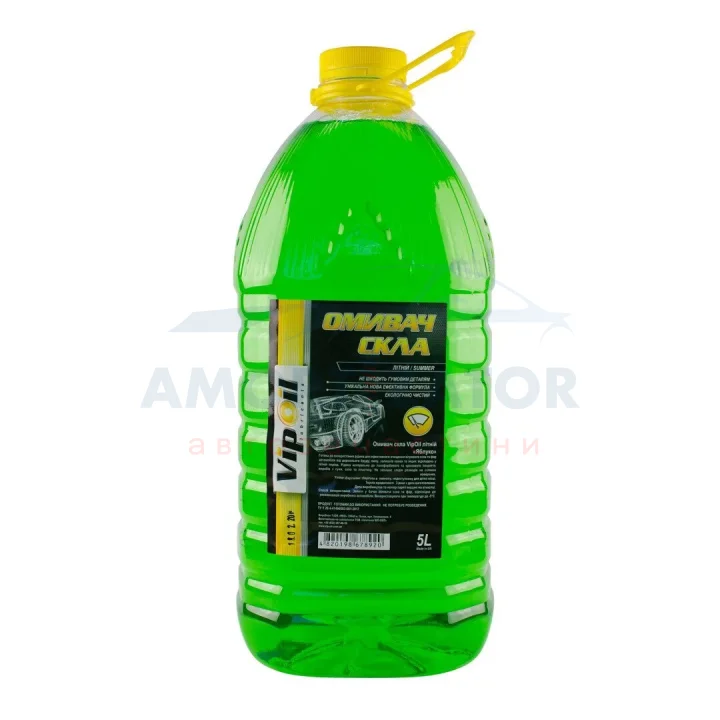 Омивач скла VipOil (літній) зелений _Яблуко_, 5л VIPOIL 0218042 (фото 1)