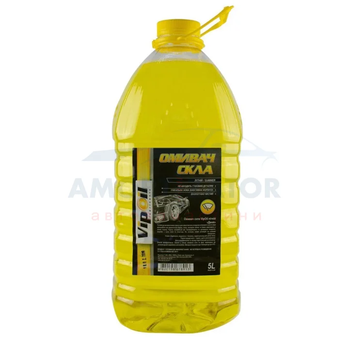 Омивач скла VipOil (літній) жовтий _Диня_, 5л VIPOIL 0218043 (фото 1)