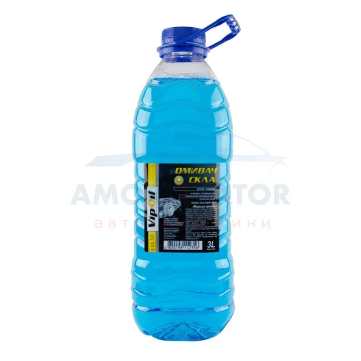 Омивач скла VipOil (літній) синій _Морська свіжість_, 3л VIPOIL 0218046 (фото 1)