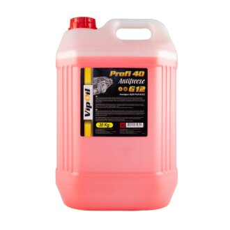 Антифриз G12 Profi 40 (червоний), 20кг VIPOIL 701255