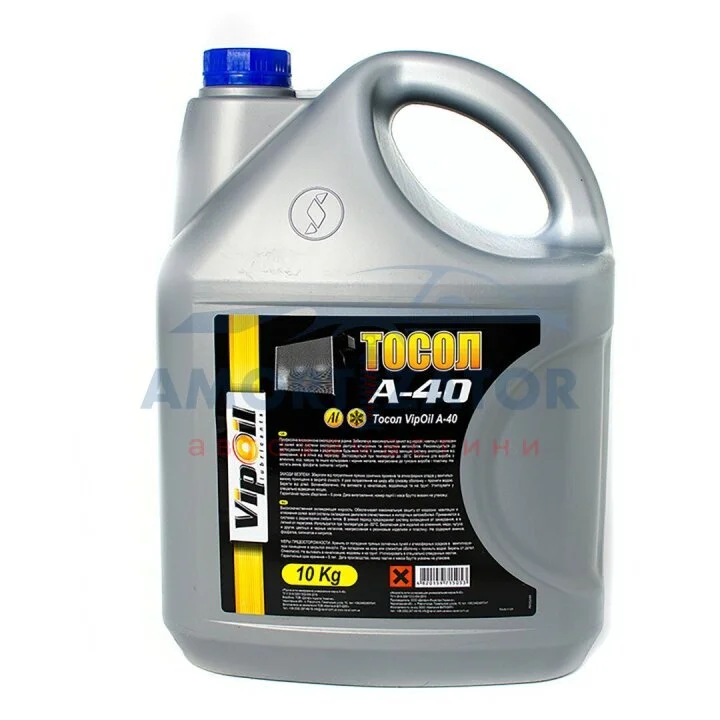 Тосол VipOil А-40 10кг x2 VIPOIL 701352 (фото 1)
