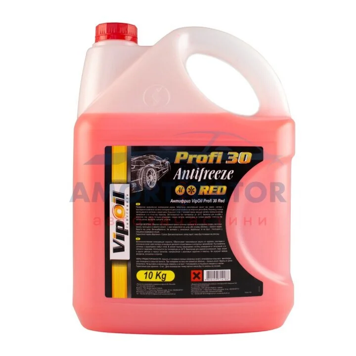 Антифриз VipOil Profi 30 Red (червоний) 10кг х2 VIPOIL 701391 (фото 1)