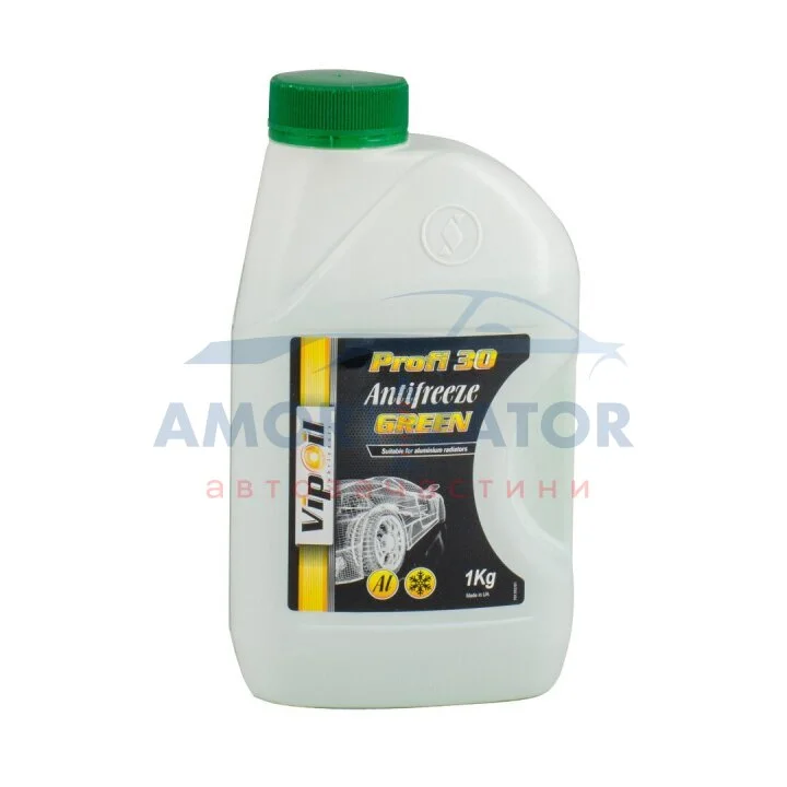 Антифриз VipOil Profi 30 Green (зелений) 1кг х8 VIPOIL 701392 (фото 1)