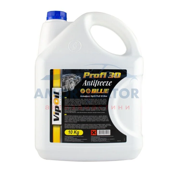 Антифриз VipOil Profi 30 Blue (синій) 10кг х2 VIPOIL 701397 (фото 1)