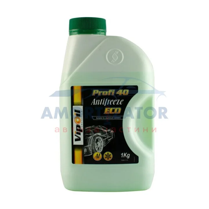 Антифриз VipOil ECO Profi 40 (зелений), 1кг х8 VIPOIL 701406 (фото 1)