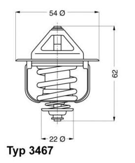 Термостат WAHLER 3467.85D