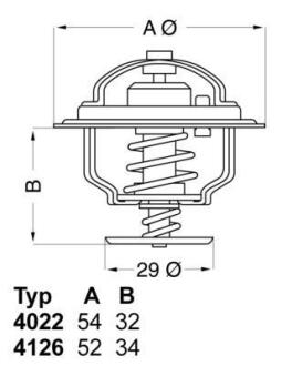 Термостат WAHLER 4022.82D