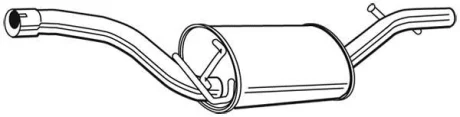 FORD Глушник C-MAX 07-, FOCUS II 04-, VOLVO WALKER 23168