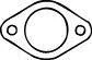 FORD прокладка глушника Fiesta 01-, Fusion 02- MAZDA 2 03- WALKER 80517