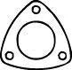 Прокладка глушителя CITROEN Jumper 04/2006 -, FIAT Ducato 04/2006 - WALKER 80552