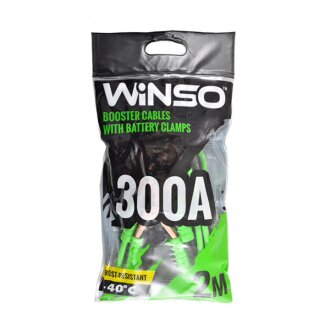 Провода-прикурювачі 300А, 2м, поліетиленовий пакет WINSO 138300