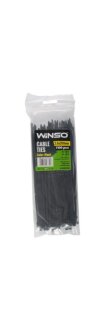 Хомути пластикові чорні 3,6x200 (100шт.) WINSO 236200