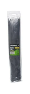 Хомути пластикові чорні 4,8x450 (100шт.) WINSO 248450