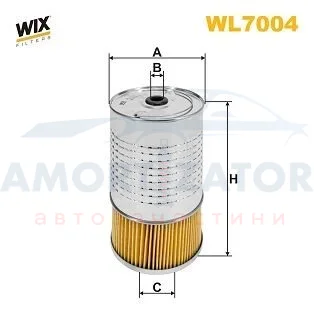 Фільтр оливи WIX FILTERS WL7004 (фото 1)