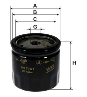 ФІЛЬТР ОЛИВИ WIX FILTERS WL7101