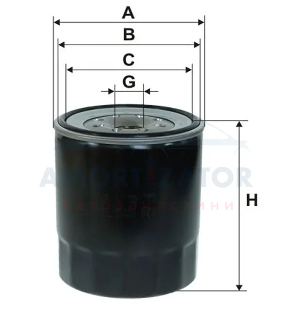 Фільтр оливи WIX FILTERS WL7307 (фото 1)