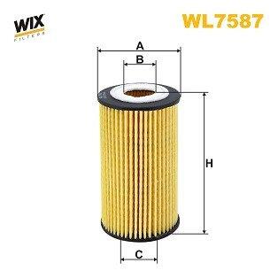 Оливний фільтр WIX FILTERS WL7587