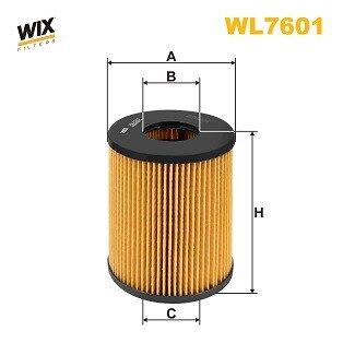 Фільтр оливи WIX FILTERS WL7601