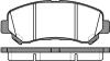 Комплект гальмівних накладок, дискове гальмо WOKING P1218300 (фото 1)