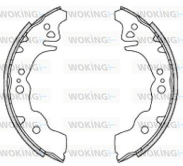 Комплект гальмівних колодок WOKING Z4230.00