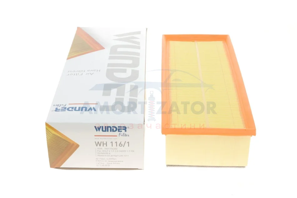 Фільтр повітряний WUNDER WUNDER FILTER WH 116/1 (фото 1)