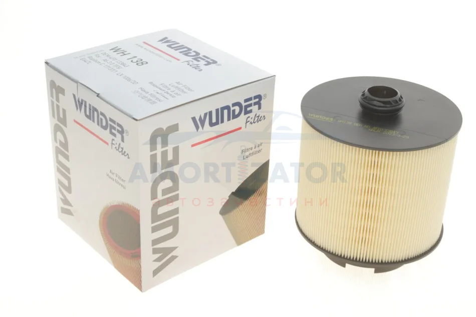 Фільтр повітряний WUNDER WUNDER FILTER WH 138 (фото 1)