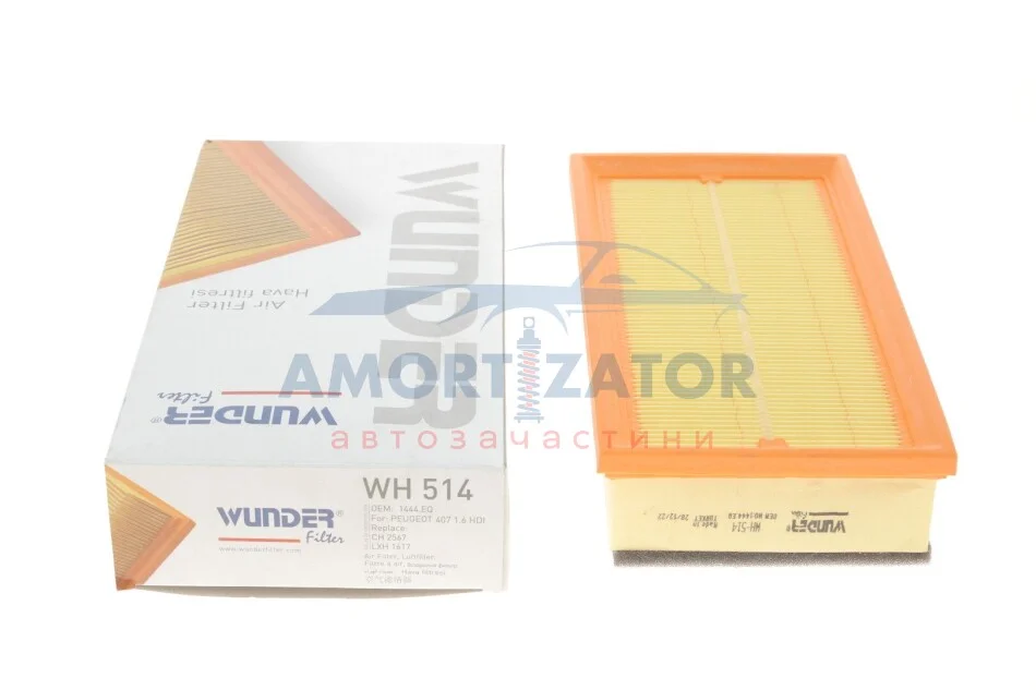 Фільтр повітряний WUNDER WUNDER FILTER WH 514 (фото 1)