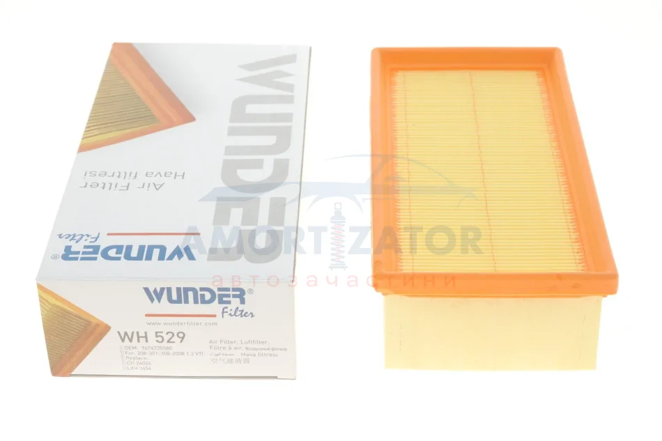 Фільтр повітряний WUNDER WUNDER FILTER WH 529 (фото 1)