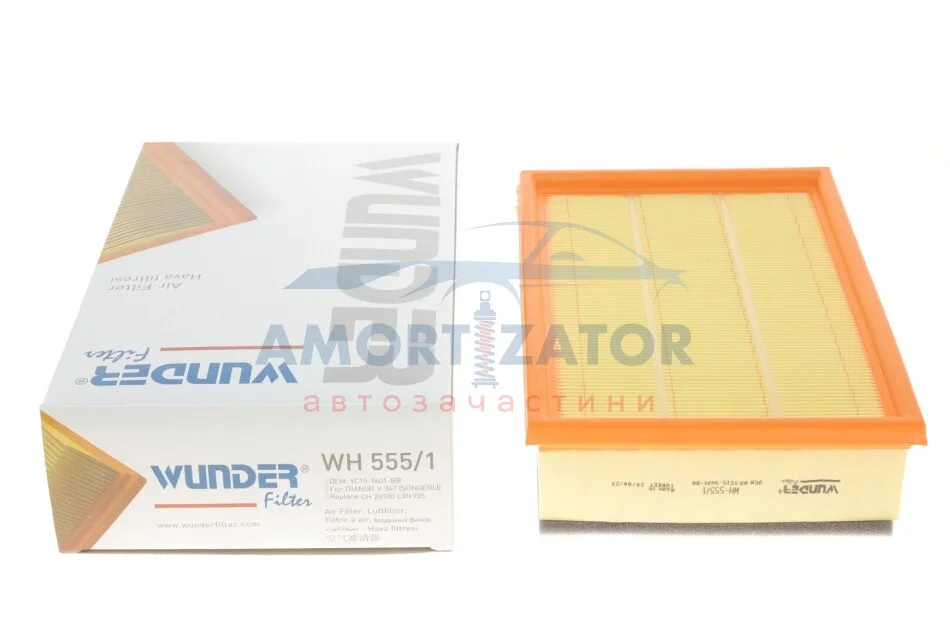 Фільтр повітряний WUNDER WUNDER FILTER WH 555/1 (фото 1)