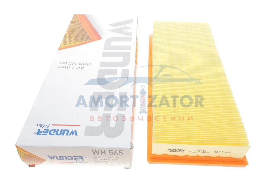 Фільтр повітряний WUNDER WUNDER FILTER WH 565 (фото 1)