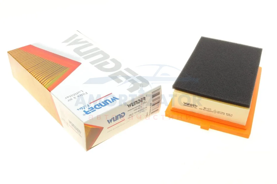 Фільтр повітряний WUNDER WUNDER FILTER WH 671 (фото 1)
