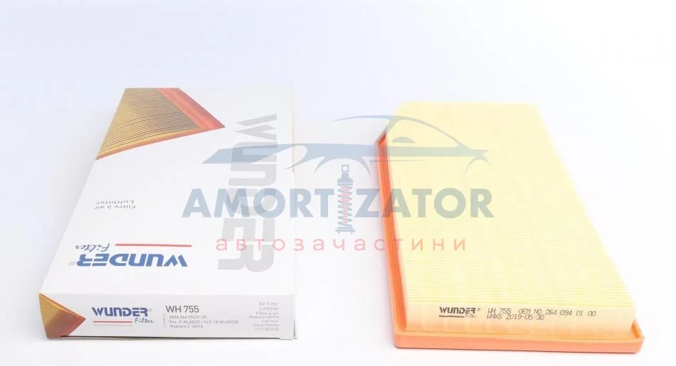 Фільтр повітряний WUNDER WUNDER FILTER WH 755 (фото 1)