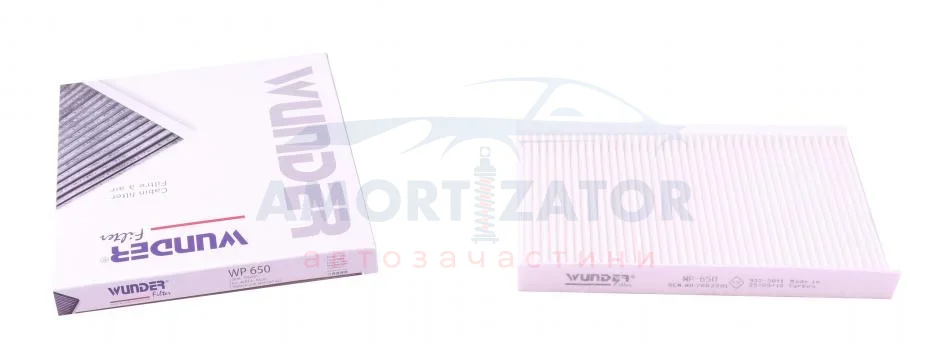 Фільтр салону WUNDER WUNDER FILTER WP 650 (фото 1)
