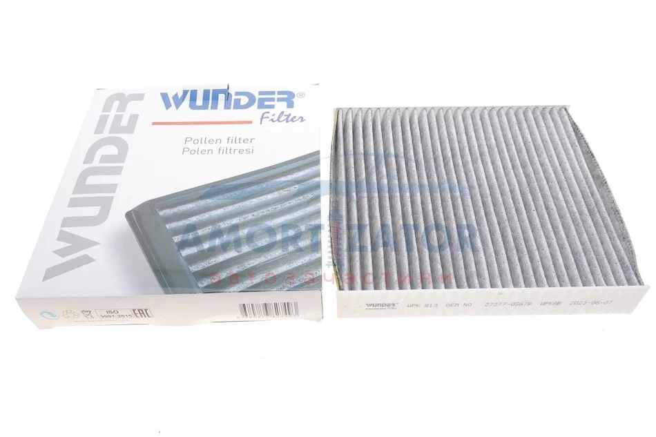 Фільтр салону WUNDER WUNDER FILTER WPK 813 (фото 1)