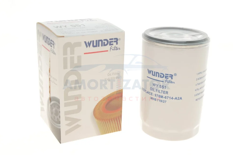Фільтр масляний WUNDER WUNDER FILTER WY 551 (фото 1)