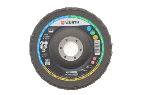 Диск пелюстковий флісовий RED PERFECT 3D, VERYFINE, D125, 22,23 mm, ZEBRA {арт. } WURTH 0585710323