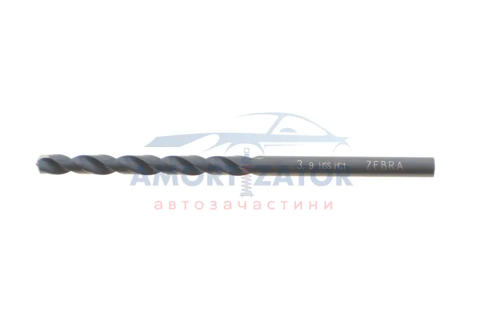 Свердло спіральне по металу, HSS, DIN 338, D3,9 mm, ZEBRA {арт. } WURTH 0624000390 (фото 1)