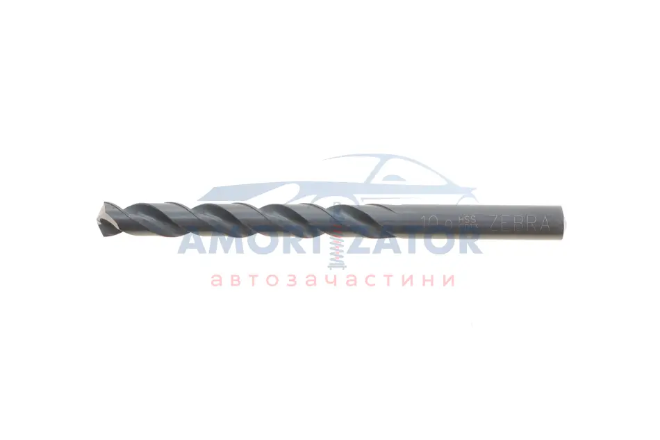 Свердло спіральне по металу, HSS, DIN 338, D10,0 mm, ZEBRA {арт. } WURTH 0624001000 (фото 1)