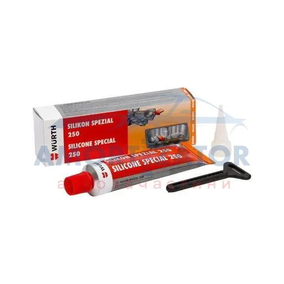 Герметик маслостійкий "SILICONE SPECIAL 250", 70 мл WURTH 0890323 (фото 1)