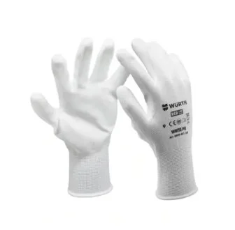 Рукавиці захисні White PU, пара, розмір 8 {арт. 08 } WURTH 0899401108