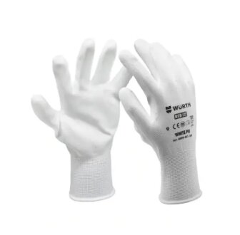 Рукавиці захисні White PU, пара, розмір 9 WURTH 0899401109