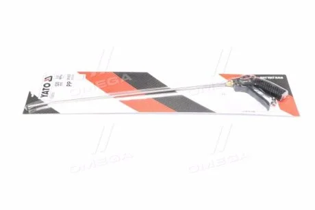 Пістолет пневматичний продувальний з соплом l= 520 мм, Ø=1/4", для тиску- 0.8 MPa YATO YT23733